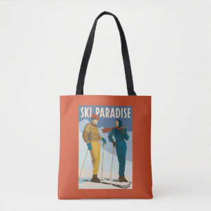 Ski Paradise  Print Draagtas