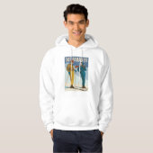 Ski Paradise Print Hoodie (Voorkant volledig)