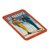 Ski Paradise Print Magneet (Rechterzijde)