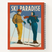 Ski Paradise  Print Notitieboek (Achterkant)