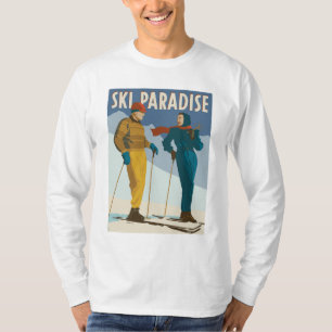 Ski Paradise Print T-shirt