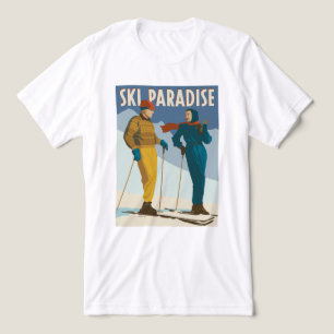 Ski Paradise Print Tri-Blend Shirt