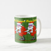 Ski Père Noël Christmas Mug (Devant droit)