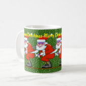Ski Père Noël Christmas Mug (Devant gauche)