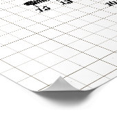 Ski Pole-octrooi Poster (Hoek)