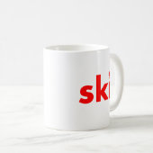 SKI Polonais Nom de famille Mug (Devant droit)