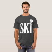 SKI Poolse achternaam einde Poolse adelaar Dyngus T-shirt (Voorkant volledig)