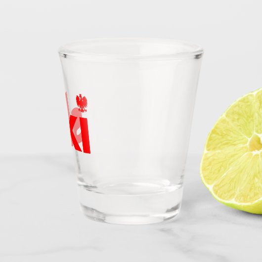SKI Poolse achternaam Shot Glass Shot Glas (Rechts)