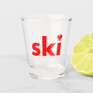 SKI Poolse achternaam Shot Glass Shot Glas