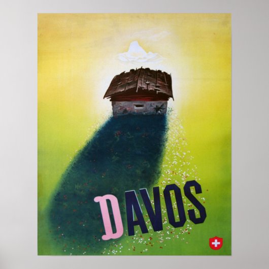 Ski poster, Davos Poster (Voorkant)