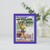 Ski Poster, Mad River Glen Briefkaart (Staand voorkant)