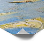  Ski poster, noordse skiën Poster (Hoek)