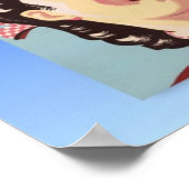  Ski poster, Quebec, winterwonderland Poster (Hoek)