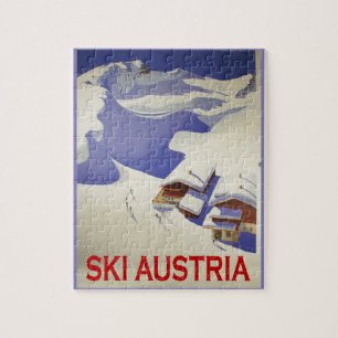  Ski Poster, Ski Oostenrijk Legpuzzel