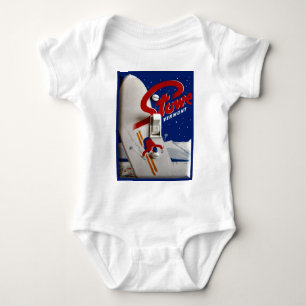  ski-poster,    Stowe, Vermont Romper
