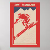  Ski Quebec Resort Mont Tremblant Poster (Voorkant)