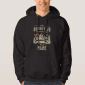 Ski Quoggy Jo Presque Isle Maine Adventure Hoodie (Voorkant)