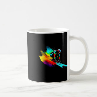 Ski Racing Rainbow Koffiemok