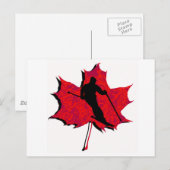 SKI RED MAPLE BRIEFKAART (Voorkant / Achterkant)