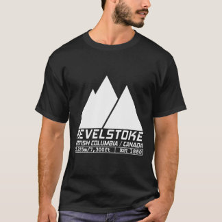 Ski Revelstoke British Columbia Canada Skiën T-shirt
