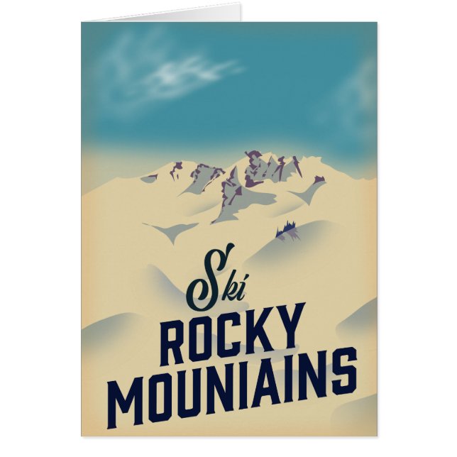 Ski Rocky Mountains USA (Devant)