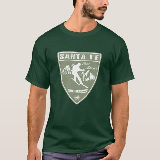 Ski Santa Fe New Mexico T-shirt (Voorkant)