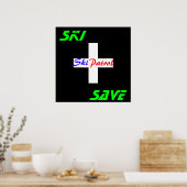 Ski & Save - Poster (Keuken)