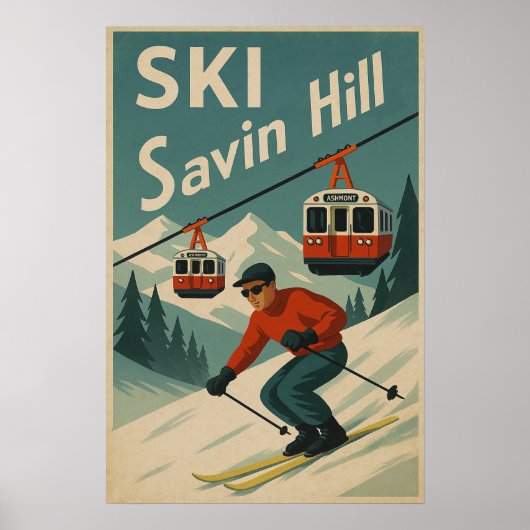 Ski Savin Hill Poster (Voorkant)