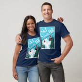 Ski Savin Hill Retro Ski Poster Style T-shirt (Unisexe)