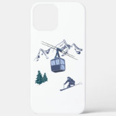 Ski Scene Winter Sports Case-Mate iPhone Case (Achterkant)
