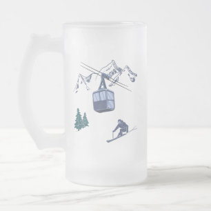 Ski Scene Winter Sports Matglas Bierpul