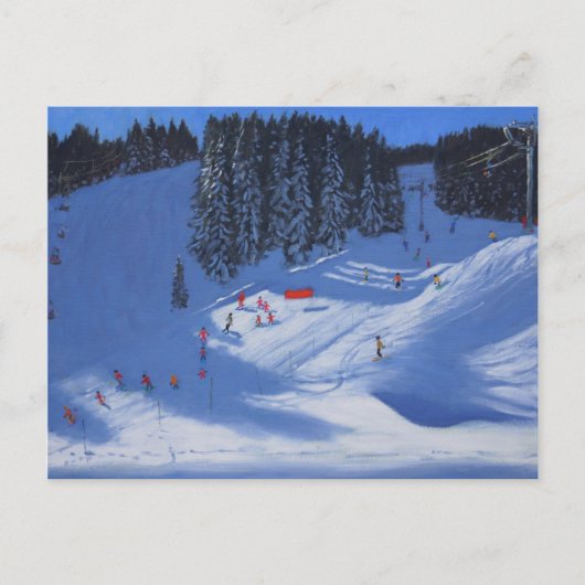 Ski school Morzine 2014 Briefkaart (Voorkant)