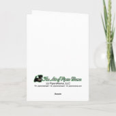 Ski Scottie (Blank Inside) Kaart (Achterkant)