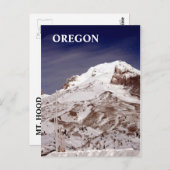 Ski-seizoen Briefkaart (Voorkant / Achterkant)