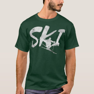 Ski Skien Sneeuwsport Skis Lover Skier T-shirt