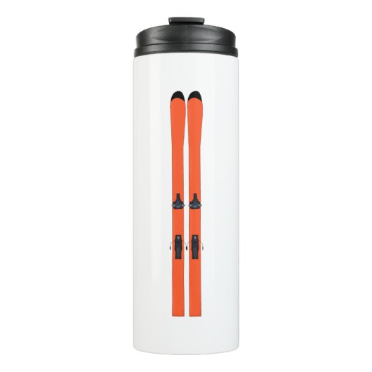 Ski Skiing Thermosbeker (Voorkant)