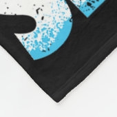 Ski Skiing Winter Sport _1 Fleece Deken (Hoek)