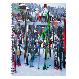 Ski - Skis en Polen Notitieboek