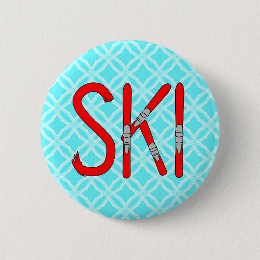 Ski Skis Ronde Button 5,7 Cm (Voorkant)