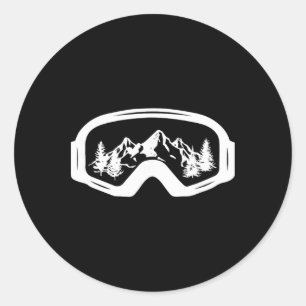 Ski Sneeuwboard Ski Bril Sneeuw Wintersporten Skie Ronde Sticker