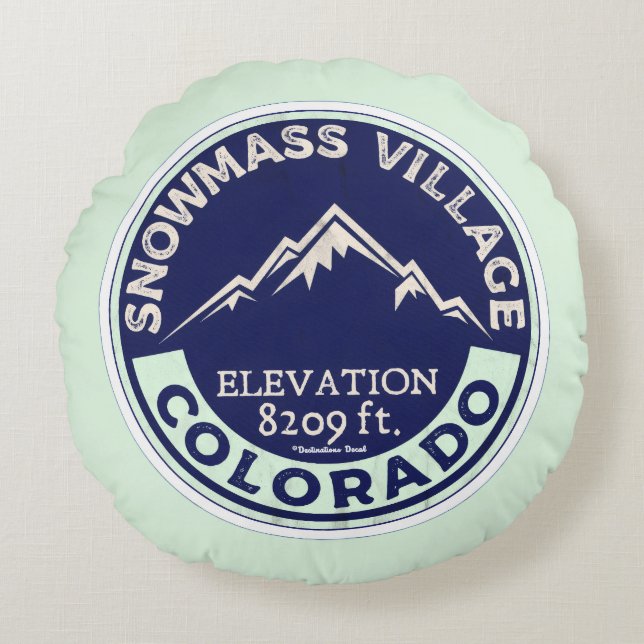 Ski Snowmass CO Kussen (Voorkant)