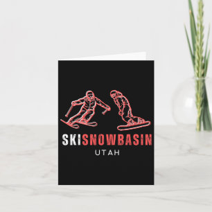 Ski Snowsin Utah Skiën Snowboarding Resort Vacati Kaart