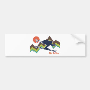 Ski Solden Bumpersticker