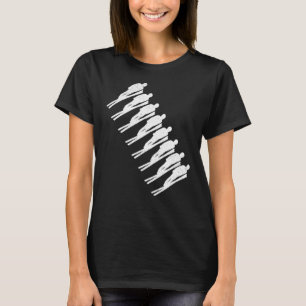 Ski-springretro skipskipjum wintersport t-shirt