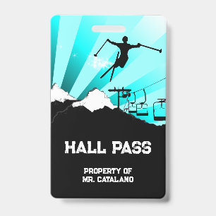 ski sprong Docent Hal Pas  Badge