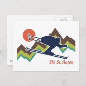 Ski St. Anton Briefkaart (Voorkant / Achterkant)