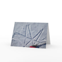 Ski Star Notecard
