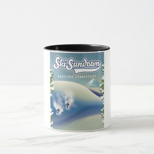 Ski Sundown Hartford Connecticut poster Mok (Midden)