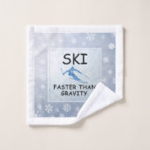 Ski SUPÉRIEUR plus rapidement que la gravité (Gant de toilette)