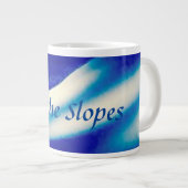 Ski sur les pistes Bone China Mug (Devant droit)